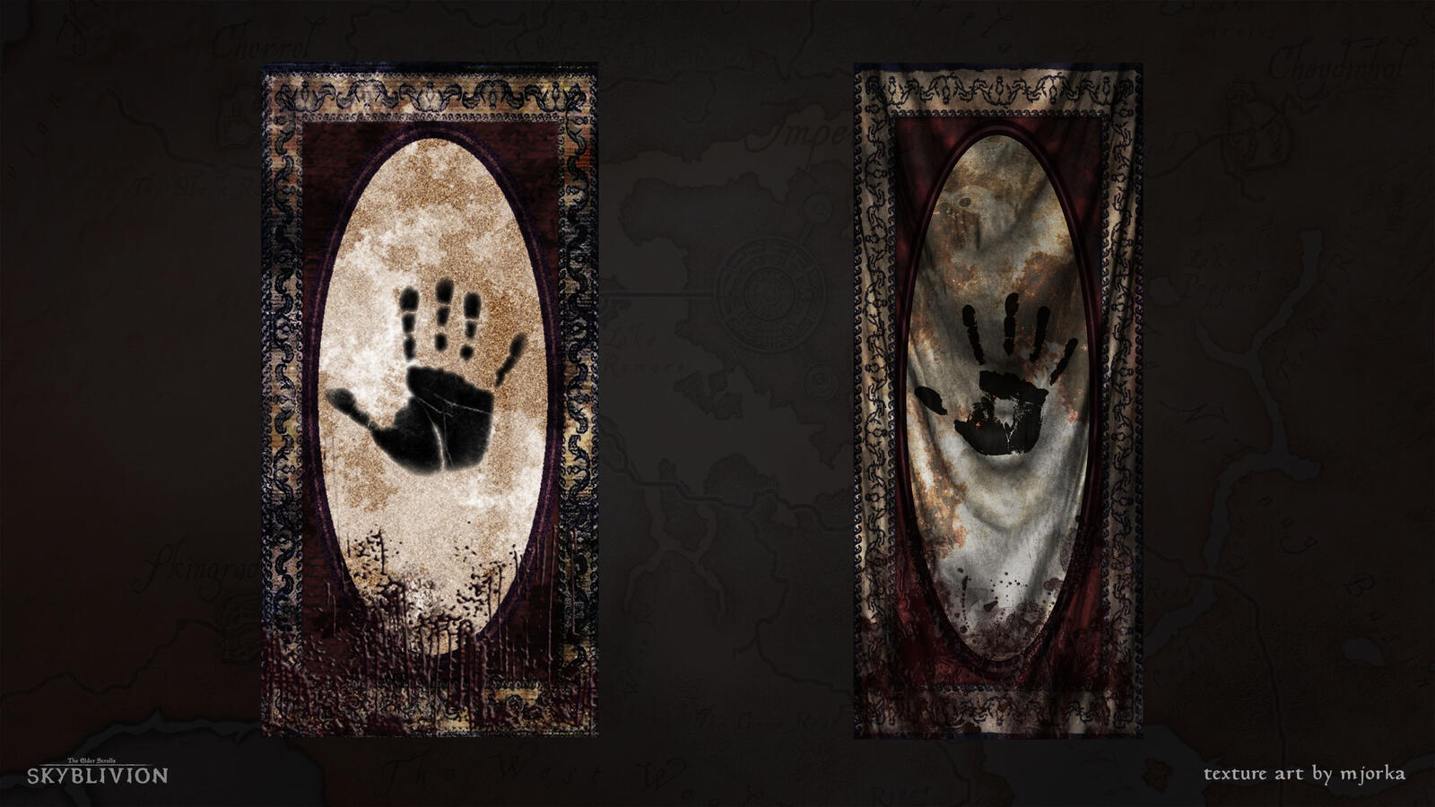 Skyblivion // Dark Brotherhood banner texture